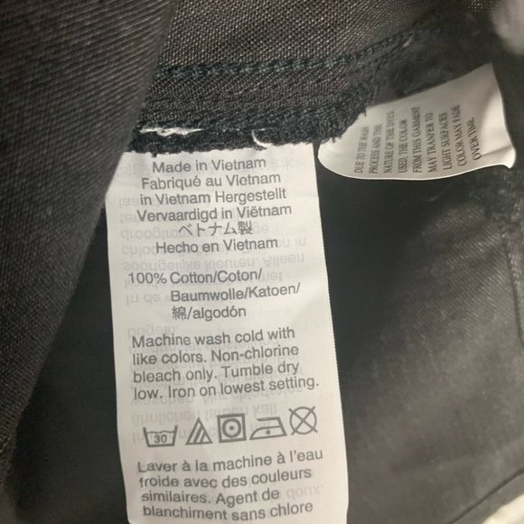 MADEWELL Denim Button-Up Shirt in Lunar Wash sz S - Picture 9 of 9